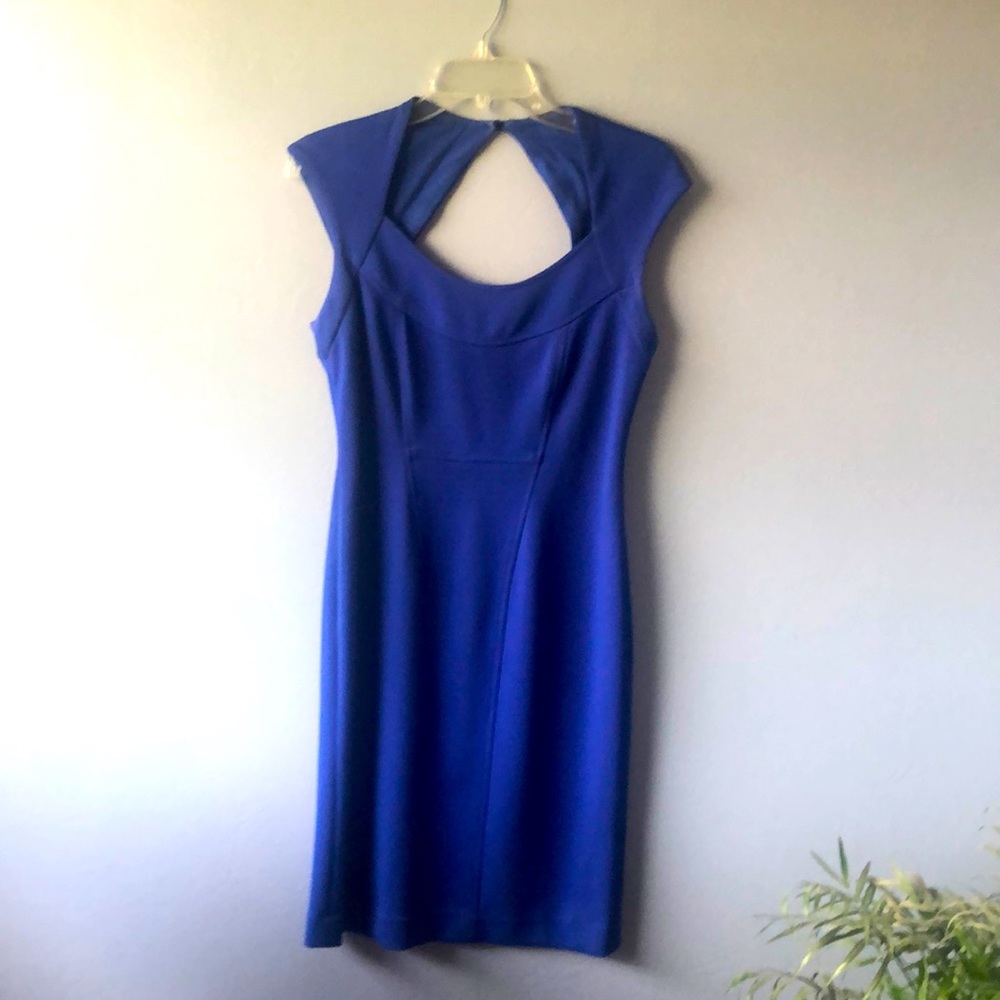 Maggy London blue dress